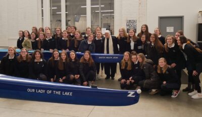 Rowing team at Magnificat High School